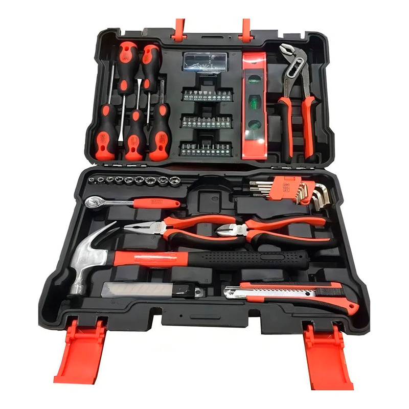 Set de Herramientas Manuales x152 Black Decker Bmt152c-ar Incluye Maletín de Transporte