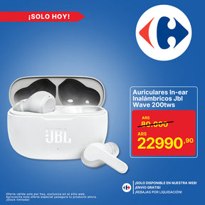 Auriculares In-ear Inalámbricos Jbl Wave 200tws