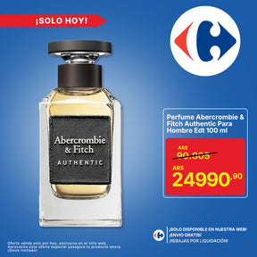 Perfume Abercrombie & Fitch Authentic Para Hombre Edt 100 Ml