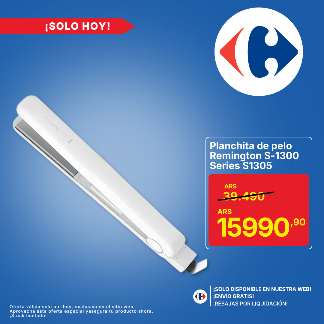 Planchita de pelo Remington S-1300 Series S1305